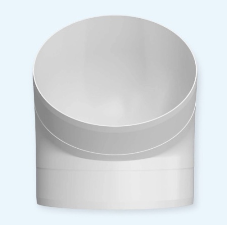 15ККП 45° ERA Колено ККП D150 45° пластик